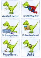 Vorschau - Poster - Materialpaket: Dino Dienste (Cliparts + Karten) - Seite 2