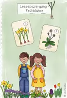 Vorschau - Arbeitsblätter - Lesespaziergang zum Thema Frühblüher - 2./3. Klasse - Deckblatt