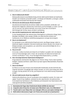 Vorschau - Arbeitsblätter - AB mit Fragen zum Thema "Elektronische Musik" + Lösungsblatt + Mindmap + Infografik - Seite 3