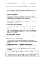 Vorschau - Arbeitsblätter - AB mit Fragen zum Thema "Elisabeth die Zweite" + Lösungsblatt - Seite 1