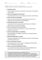 Vorschau - Arbeitsblätter - AB mit Fragen zum Thema "Elsass" + Lösungsblatt - Seite 1