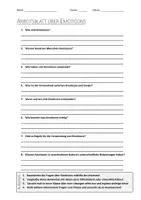 Vorschau - Arbeitsblätter - AB mit Fragen zum Thema "Emoticons" + Lösungsblatt - Deckblatt
