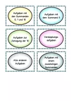 Vorschau - Spiele - Spiel zur Addition im Zahlenraum bis 20 - Welches Ei passt in welches Nest? - Seite 2