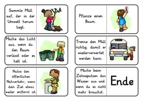 Vorschau - Spiele - Klima- & Umweltschutz / Earth Day: Domino (grünes Verhalten) - Sachunterricht / Deutsch - Kl. 2/3 - Seite 3