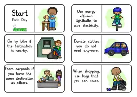 Vorschau - Spiele - *FREEBIE*: Go Green / Earth Day (Domino) - Englisch - Kl. 3/4 - Seite 2