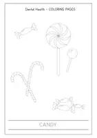 Aperçu - Feuilles d'exercices - Dental Health Worksheets and Activities / Feuilles de travail et activités sur la santé dentaire - Page 3