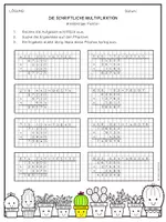 Vorschau - Arbeitsblätter - Schriftliche Multiplikation mit dreistelligem Faktor - Seite 3