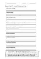 Vorschau - Arbeitsblätter - AB mit Fragen zum Thema "Erbschaft" + Lösungsblatt + Infografik - Deckblatt