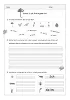Vorschau - Arbeitsblätter - Materialpaket Frühling DaZ/Deutsch - Bildkarten - Kartenspiel - Seite 3