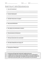 Vorschau - Arbeitsblätter - AB mit Fragen zum Thema "Erdmännchen" + Lösungsblatt + Infografik - Deckblatt