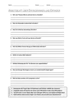 Vorschau - Arbeitsblätter - AB mit Fragen zum Thema "Erfinderinnen und Erfinder" + Lösungsblatt + Infografik - Deckblatt