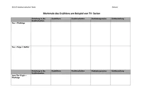 Vorschau - Stundenentwürfe - Epikanalyse verstehen - mit der Hilfe von TV-Serien - Seite 3