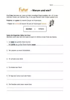 Vorschau - Arbeitsblätter - Materialpaket: DaZ - Futur - Seite 1