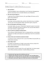 Vorschau - Arbeitsblätter - AB mit Fragen zum Thema "Erlen" + Lösungsblatt - Seite 1