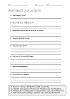 Vorschau - Arbeitsblätter - AB mit Fragen zum Thema "Ernte" + Lösungsblatt + Infografik - Deckblatt