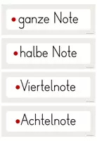 Vorschau - Präsentationen/Tafelbilder - Notenwerte: Tafelmaterial Noten Pausen - Seite 3