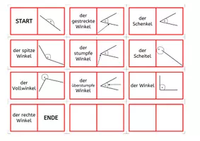 Vorschau - Fördermaterial/Inklusion - Domino "Winkel" - Deckblatt