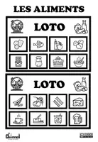 Vista previa - Juegos / Gamificación - Les Aliments - 20 Cartes Loto - Blanc et Noir - página 1