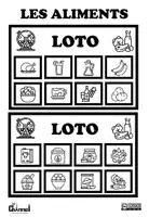 Vista previa - Juegos / Gamificación - Les Aliments - 20 Cartes Loto - Blanc et Noir - página 2