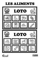 Vista previa - Juegos / Gamificación - Les Aliments - 20 Cartes Loto - Blanc et Noir - página 3
