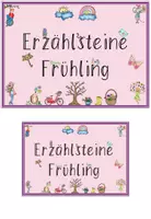Vorschau - Spiele - Erzählsteine Frühling – Geschichten erzählen & kreatives Schreiben | Material für Grundschule & Kita - Seite 2