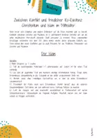 Vorschau - Arbeitsblätter - UR6 Europa im Mittelalter - 33. Stunde: Zwischen Konflikt und friedlicher Ko-Existenz: Christentum und Islam im Mittelalter - Seite 1
