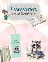 Vorschau - Mal- und Bastelvorlagen - Lesezeichen für die Waschbärenklasse - Deckblatt