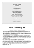 Vorschau - Arbeitsblätter - Start into English - Arbeitsheft | Englisch Grundschule Klasse 3-4 | Bilddiktate, Dialoge, Arbeitsaufträge, Grammatik, Redewendungen, Lesetexte | Arbeitsblätter, Kopiervorlagen, Freiarbeit mit Lösungen - Seite 1