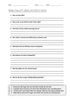 Vorschau - Arbeitsblätter - AB mit Fragen zum Thema "Erste Hilfe" + Lösungsblatt + Mindmap + Infografik - Deckblatt