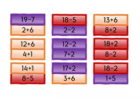 Vorschau - Spiele - Mathe-Lese-Spiel "Große und kleine Aufgaben" - Seite 2