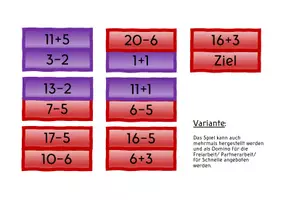 Vorschau - Spiele - Mathe-Lese-Spiel "Große und kleine Aufgaben" - Seite 3