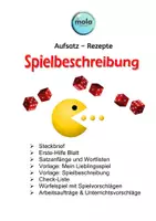 Vorschau - Stundenentwürfe - Aufsatz-Rezepte: Spielbeschreibung - einfach bis schwer - Deckblatt