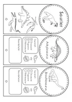 Vorschau - Unterrichtsreihen - Dinosaurier - Steckbriefe Fächer - Seite 1