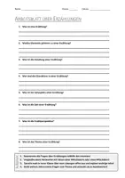 Vorschau - Arbeitsblätter - Lernposter + AB mit Fragen zum Thema "Erzählung" + Lösungsblatt + Mindmap - Seite 1