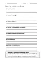 Vorschau - Arbeitsblätter - AB mit Fragen zum Thema "Ethik" + Lösungsblatt + Mindmap + Infografik - Deckblatt