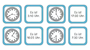 Vorschau - Spiele - Merk es dir! Uhrzeiten - gemischte Stunden - Seite 2