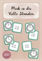 Vorschau - Spiele - Merk es dir! Uhrzeiten - volle Stunden - Deckblatt