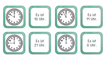 Vorschau - Spiele - Merk es dir! Uhrzeiten - volle Stunden - Seite 3