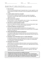 Vorschau - Arbeitsblätter - AB mit Fragen zum Thema "Euro" + Lösungsblatt + Mindmap + Infografik - Seite 3