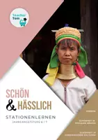 Vorschau - Stationenlernen - Stationenlernen Schön und Hässlich - Jgst. 6/7 - Deckblatt