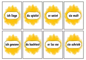 Vorschau - Spiele - Zeitformen Verben Kartenspiel / Deutsch / Freiarbeit - Seite 2