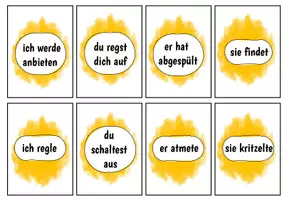 Vorschau - Spiele - Zeitformen Verben Kartenspiel / Deutsch / Freiarbeit - Seite 3