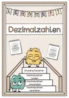 Vorschau - Unterrichtsreihen - Lernheft Dezimalzahlen (Umwandeln, Zahlenstrahl, Runden, Grundrechenarten,…) - Seite 1
