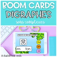 Aperçu - Apprentissages en autonomie - BOOM CARDS Sons Complexes | Digrammes - Page de couverture