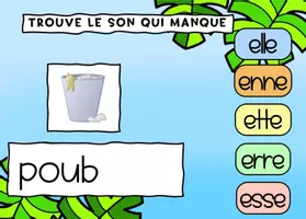 Aperçu - Apprentissages en autonomie - BOOM CARDS Les Sons ETTE ENNE ERRE ESSE ELLE - Page 1