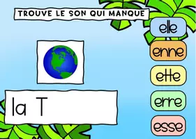 Aperçu - Apprentissages en autonomie - BOOM CARDS Les Sons ETTE ENNE ERRE ESSE ELLE - Page 2