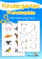 Vorschau - Spiele - Sprachförderung Spiele - Kindergarten Materialpaket: Teppichspiel, Wendespiel, Ich habe... wer hat...? Spiel "Tiere" - Seite 1