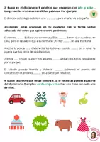 Vista previa - Hojas de trabajo - PAQUETE (CUADERNOS DE ORTOGRAFÍA) - página 3