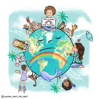 Vorschau - Unterrichtsreihen - #TimeForClimateAction Bildkarten Impulskarten "Rettet die Ozeane!" /Naturschutz Schreibanlass - Seite 1