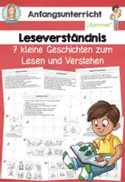 Vorschau - Arbeitsblätter - Sommer | Leseverstehen | Leseverständnis - Deckblatt